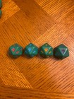 Mtg Tmnt Pre Release D20 Full Set All 4 Near Mint