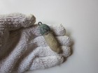 Unique And Rare Ancient Viking Large Bronze And Stone Amulet Pendant Ix - Xii Ad