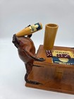 Vtg 5    Taxidermy Frogs toads Corona Beer Drink Drunk Bar Table Mexico Folk Art