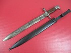 Span-am War Us Army M1892 Krag Rifle Bayonet 2nd Pat Scabbard - Dtd 1900 - Nice