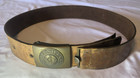 Original Imperial German  Ww 1 Prussian Enlisted Man s Belt And Brass Buckle 36 