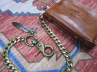 Rrl Double Rl Leather Card Holder Key Case With Rl Logo Zipper Wallet