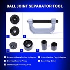 Heavy Duty Ball Joint Press Kit 10pc Removal Tool Set For Cars Trucks