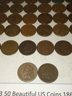 Lot  493 50 Us Coins 1860   1880 Indians 8 More Indians 1887-1903 Wheats To 1958