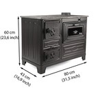 Wood Stove With Oven  Cooker Stove   Cast Iron Stove  Heater Stove  Oven Stove