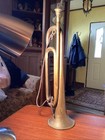 Antique York Band Company Grand Rapids Michigan Field Trumpet U s a m c  Brass