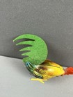 Vintage Wind Up Rooster Tin Toy Pecking Chicken Made In Us Zone Germany