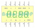 2pc 100pcs 0 36  0 36 Inch 7 Segment Display Red   Blue Led 4 Digit Common Anode