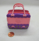 Hasbro Lps Littlest Pet Shop Pink Cat   Mouse Carrier Bag Purse 2006 Dollhouse