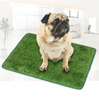 Dog Potty Training Pad Reusable Artificial Grass Lawn Pee Pad Puppy Toilet Mat    