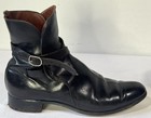Antique Victorian Leather Shoes Boots Black Friendly 