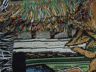 Harvest Home 100  Virgin Acrylic Tapestry Woven Afghan Throw Blanket Large Toss