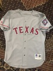 1996 Texas Rangers Heredia Game Worn Used Russell Size 46 Jersey