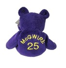 Salvino s Bamm Beano s  25 Mark Mcgwire Purple Beanie Collectible Plush Bear
