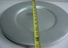 Pier 1 Silver Charger Plate 13    Sealed New