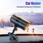 12v 150w 2 In 1 Car Heater Portable Fan Heater And Defroster For Car Windshield