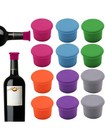 Silicone Wine Stoppers  Bottle Stopper  Wine Bottle Cork  Set Of 1 5 10 Colors