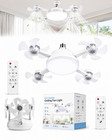 E26 e27 Socket Ceiling Fan With Led Light And Remote for Bedroom garage kitchen