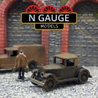 Painted- N Gauge Scale 1 148 - 1930 s Coupe Car  automobile Model A 1920s 1 160 