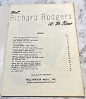 Meet Richard Rodgers At The Piano Songbook Vintage Sheet Music 1940s Musicals