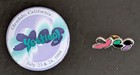 Yes Talk Tour Peter Max Logo Metal Enamel Lapel Pin Badge 94   Yestival Button