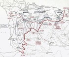 Wwii Map 53 Allied Breakthrough Battle Of St  Lo Coutances Caen Normandy Bradley