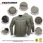 Motorcycle Jacket Men Aa Rated Ce Level 2 Armoured Kevlar Lined Riding Jacket Uk