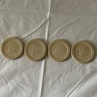 Clay Sailing Ship Poker Chips Set 4 Ocean Old Gambling Antique Rare Vintage 