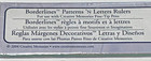 Creative Memories Borderlines Patterns And Letters Rulers Set Of 3 New Sealed