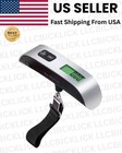 110lb 50kg Portable Travel Lcd Digital Hanging Luggage Scale Electronic Weight