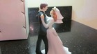 Roman Bride And Groom Porcelain  Wedding Figurine Beautiful New 6  Tall 99740