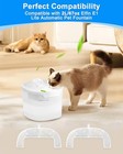 6pcs Replacement Filters Fit For Elfin E1 Lite 2l 67oz Cat Fountain 6 Pack
