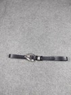 Rrl Double Rl Vintage Leather Belt Silver Feather Buckle Western Cowboy Sz 30-34