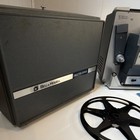 Bell   Howell Autoload 357b 8mm Film Projector W  Case Reel Manual Motor Works