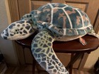 Melissa   Doug Giant 26    Lifelike Sea Turtle  Plush Stuffed Animal   Good Cond 