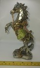 Hand Painted Royal Stallion Horse Figurine Resin Statue