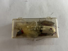 Vintage Fly Fishing Lure Lot  15  Bass Popper Cork Bug Rubber Minnow Lead Jig