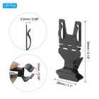 20pcs Metal Sign Clips  Sign Holder For Retail Display  Black