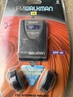 Sony Srf-46 Fm Stereo Radio Walkman Vintage Portable Pocket Radio W  Clip Sealed