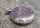 Antique 1890 Elgin Pocket Watch Ornate Hunter Case Philadelphia Victory Runs