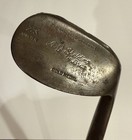 Antique Ag Spalding Gold Medal Large  Smooth Face Vintage Wood Shaft Golf Club