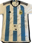 Argentina World Cup 2022 Team Signed Home Jersey With Coa Messi  champions 