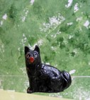 Vintage Putz  Mache German Dog For Your Wooly Sheep - Belgian Sheepdog
