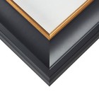 Craig Frames Martin  Black Velvet With Gold Picture Frame Poster Frame
