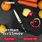 5  Utility Knife Stainless Steel Premium Sharp Knife With Ergonomic Handle 2ps