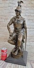 Ancient Greek Emperor Bronze Marble Sculpture Figurine Statue Figure Art Decor