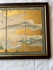 Asian Panel Screen Painting