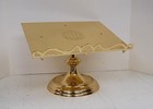 Lightly Used Brass Missal   Bible   Book Stand  Sacramentary Q 380