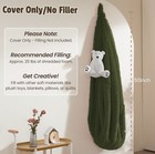 New Luxury Forest Green Bean Bag Chair Cover     Soft   Washable  Water Proof