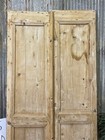 Antique French Double Doors  35 5x90  Raised Panel European Reclaimed Doors A255
